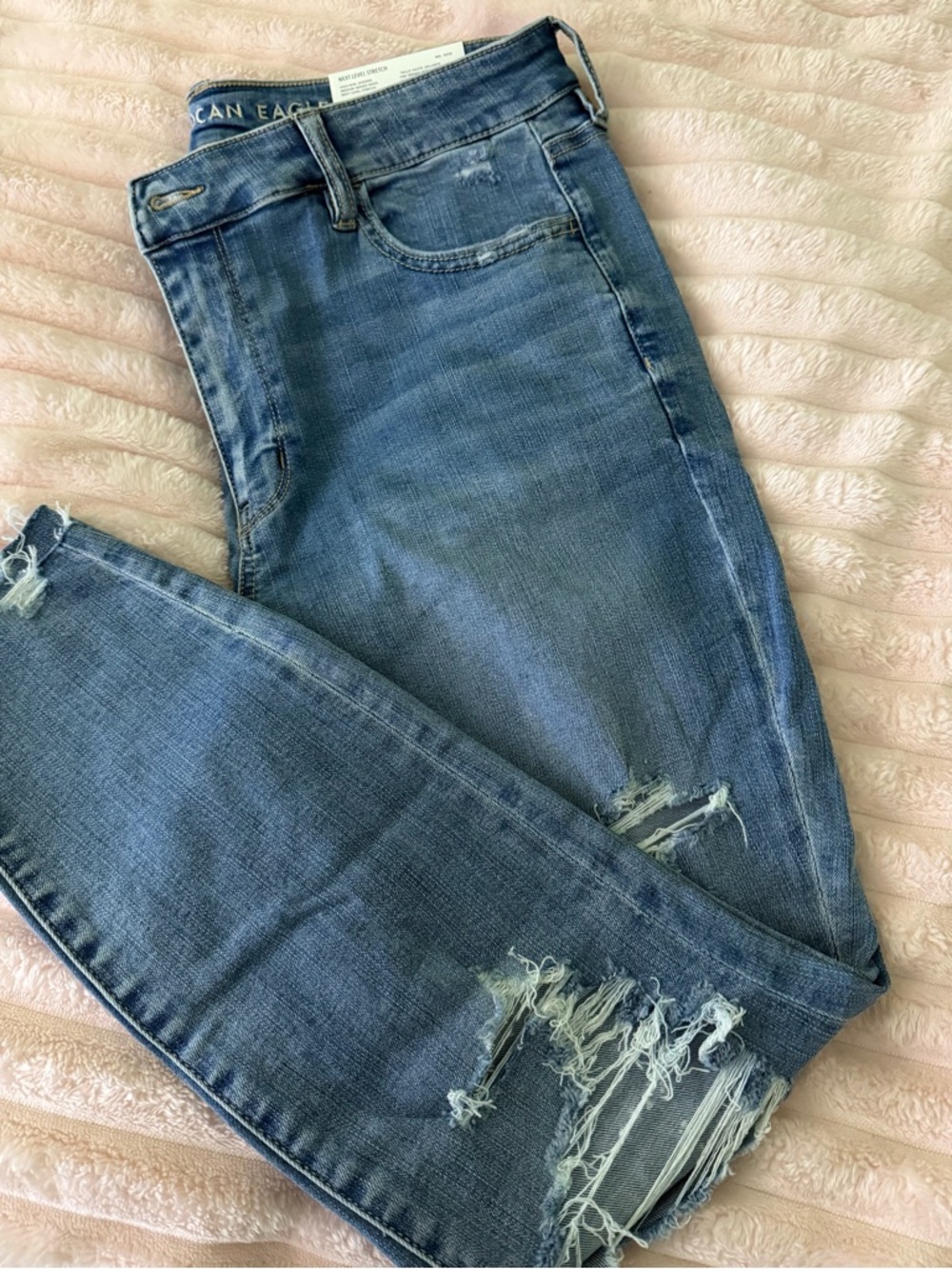 American Eagle Outfitters Light Blue Stretch Jeans